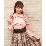 リボン付フリルデザインブラウス | axes femme | 詳細画像1
