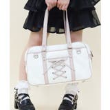 レースアップボストンバッグ | axes femme | 詳細画像4