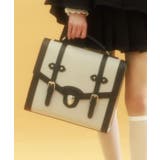 グレー | ベルトデザイン配色サッチェル | axes femme