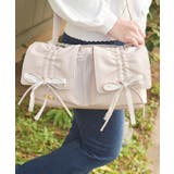 ドロストリボンギャザーバッグ | axes femme | 詳細画像5 