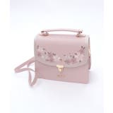 桜刺繍配色デザインボストン | axes femme | 詳細画像13 