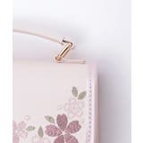 桜刺繍配色デザインボストン | axes femme | 詳細画像17 