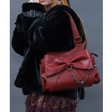 ワイン | クリアポケットリボンバッグ | axes femme