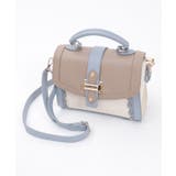 ベージュ | 配色フラップミニバッグ | axes femme