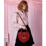 赤 | チャーム使いハートバッグ | axes femme