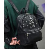 黒 | チェーンレースアップリュック | axes femme