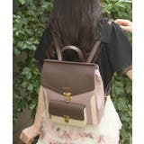 薔薇エンボス配色リュック | axes femme | 詳細画像2