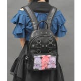 黒 | ベルトデザイン推し活リュック | axes femme