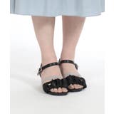 黒 | クリアヒールサンダル | axes femme