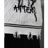 コード刺繍ニットベスト | axes femme | 詳細画像9 