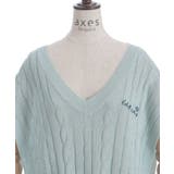 リボンデザインニットベスト | axes femme | 詳細画像17 