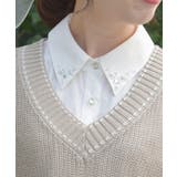 連ボタンステッチニットベスト | axes femme | 詳細画像6