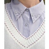 連ボタンステッチニットベスト | axes femme | 詳細画像9
