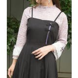 袖デザイン総レース七分袖プルオーバー | axes femme | 詳細画像10 