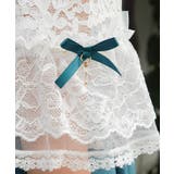 袖デザイン総レース七分袖プルオーバー | axes femme | 詳細画像7 