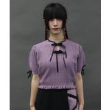 チャイナボタンニットプルオーバー | axes femme | 詳細画像4