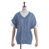 ニットベスト×Tシャツセット | axes femme | 詳細画像11