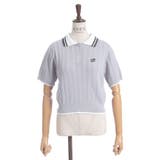 刺繍入り配色襟ニットポロ | axes femme | 詳細画像25