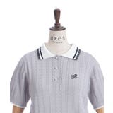 刺繍入り配色襟ニットポロ | axes femme | 詳細画像28