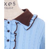 バイカラーフリルニットポロ | axes femme | 詳細画像25 