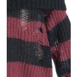 ボーダーオフショルニットプルオーバー | axes femme | 詳細画像13 