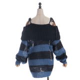 ボーダーオフショルニットプルオーバー | axes femme | 詳細画像25 