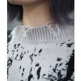 ダメージニットプルオーバー | axes femme | 詳細画像9 