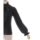 シフォンボウタイ付ニットプルオーバー | axes femme | 詳細画像12