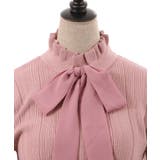 シフォンボウタイ付ニットプルオーバー | axes femme | 詳細画像28