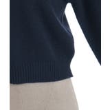 ＰＱ刺繍バイカラーポロニット | axes femme | 詳細画像21 