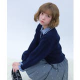 ＰＱ刺繍バイカラーポロニット | axes femme | 詳細画像6 