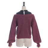 レイヤード風アーガイルニット | axes femme | 詳細画像17 