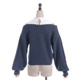 レイヤード風アーガイルニット | axes femme | 詳細画像21 