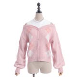 レイヤード風アーガイルニット | axes femme | 詳細画像25 