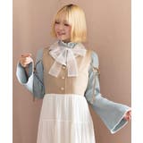 ミント | リボン付き前後2wayニット | axes femme