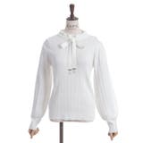 機能付チャームリボンニット | axes femme | 詳細画像14 