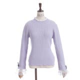 リボン×チュールレースニット | axes femme | 詳細画像16 