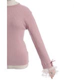 リボン×チュールレースニット | axes femme | 詳細画像28 