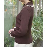 バイカラーフリルローズニット | axes femme | 詳細画像15 