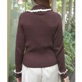 バイカラーフリルローズニット | axes femme | 詳細画像16 