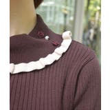 バイカラーフリルローズニット | axes femme | 詳細画像17 