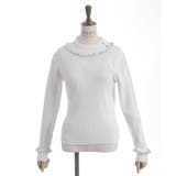 バイカラーフリルローズニット | axes femme | 詳細画像22 