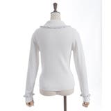 バイカラーフリルローズニット | axes femme | 詳細画像24 