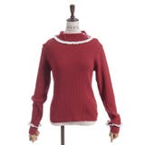 バイカラーフリルローズニット | axes femme | 詳細画像25 