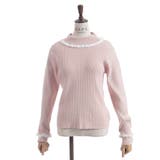 バイカラーフリルローズニット | axes femme | 詳細画像28 