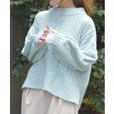 編み上げモールヤーンニット | axes femme | 詳細画像1 