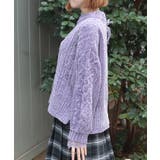 編み上げモールヤーンニット | axes femme | 詳細画像2 