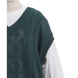 ニットベスト×Tシャツセット | axes femme | 詳細画像11