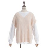 ニットベスト×Tシャツセット | axes femme | 詳細画像14