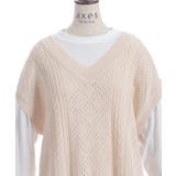 ニットベスト×Tシャツセット | axes femme | 詳細画像17
